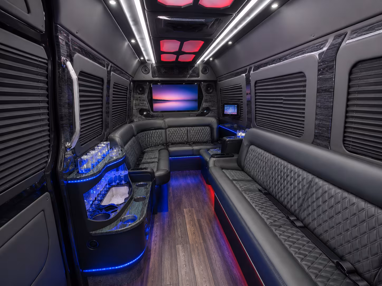 vista 40 passenger party bus